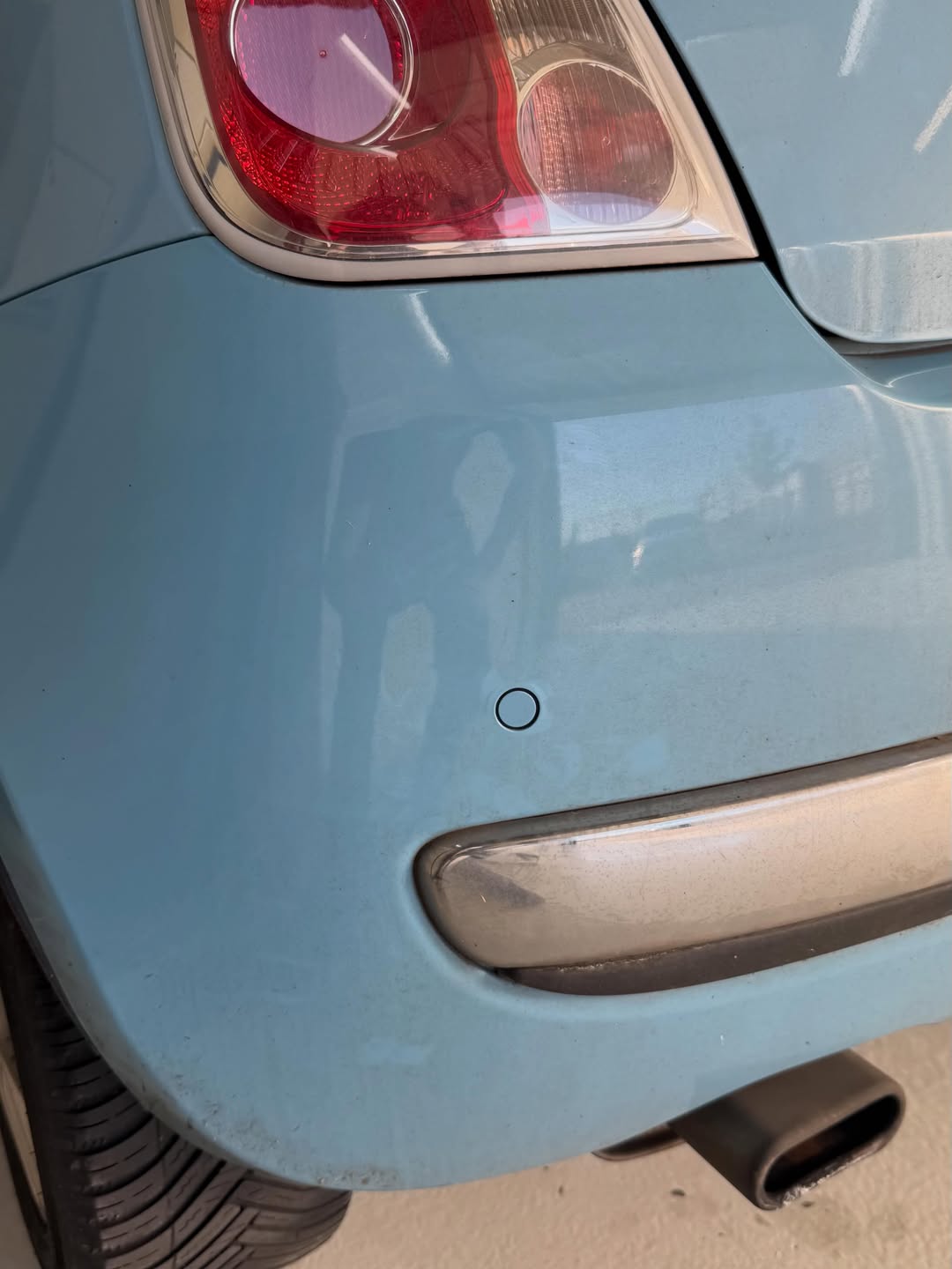Fiat 500 parkeersensor